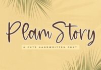 Plam Story Font - Featured Image