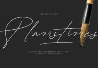 Plamstimes Font - Featured Image