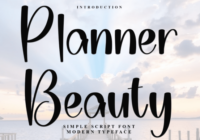 Planner Beauty Font - Featured Image