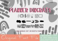 Planner Dingbats Font - Featured Image