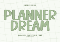 Planner Dream Font - Featured Image