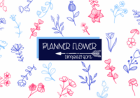 Planner Flower Font - Featured Image