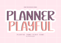 Planner Playful Font - Featured Image