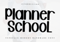 Planner School Font - Featured Image