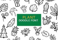 Plant Doodle Font - Featured Image