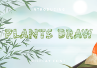 Plants Draw Font - Featured Image