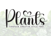 Plants Font - Featured Image