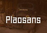 Plaosans Font - Featured Image