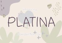 Platina Font - Featured Image