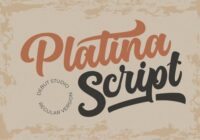 Platina Script - Regular Font - Featured Image