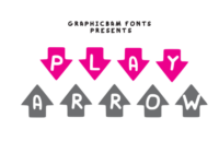 Play Arrow Font - Featured Image