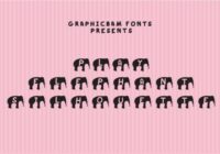 Play Elephant Silhouette Font - Featured Image