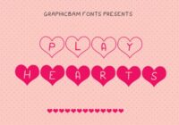 Play Hearts Font - Featured Image
