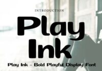 Play Ink Font - Featured Image