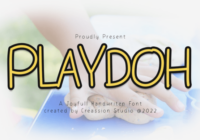 Playdoh Font - Featured Image