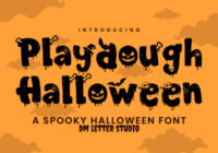 Playdough Halloween Font - Featured Image