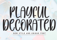 Playful Decorated Font - Featured Image