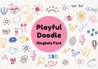 Playful Doodle Font - Featured Image