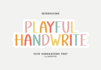 Playful Handwrite Font - Featured Image