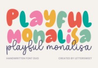 Playful Monalisa Font - Featured Image