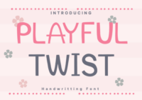 Playful Twist Font - Featured Image