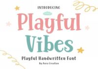 Playful Vibes Font - Featured Image