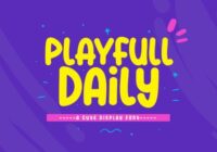 Playfull Daily Font - Featured Image