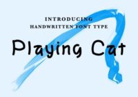 Playing Cat Font - Featured Image
