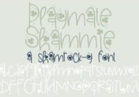 Playmate Shammie Font - Featured Image