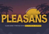 Pleasans Font - Featured Image