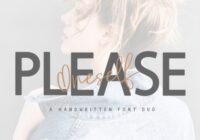 Please Oneself Duo Font - Featured Image