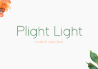Plight Light Font - Featured Image