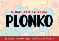 Plonko Font - Featured Image