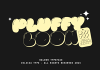 Pluffy Loon Font - Featured Image