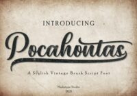 Pocahontas Font - Featured Image