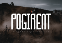 Pogirent Font - Featured Image