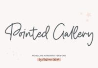 Pointed Gallery Font - Featured Image