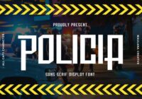 Policia Font - Featured Image