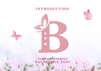 Polka Butterfly Font - Featured Image