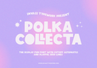 Polka Collecta Font - Featured Image