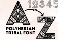 Polynesian Tribal Font - Featured Image