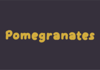 Pomegranates Font - Featured Image