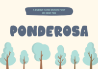 Ponderosa Font - Featured Image