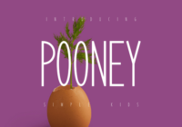 Pooney Font - Featured Image