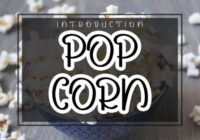 Pop Corn Font - Featured Image