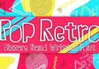 Pop Retro Font - Featured Image