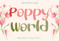 Poppy World Font - Featured Image