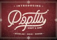 Poptis & Heaver Font - Featured Image