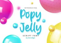 Popy Jelly Font - Featured Image
