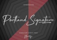 Portland Signature Font - Featured Image